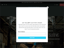 Tablet Screenshot of freezesleeve.com